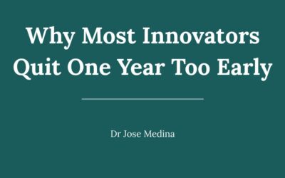 Why Most Innovators Quit One Year Too Early